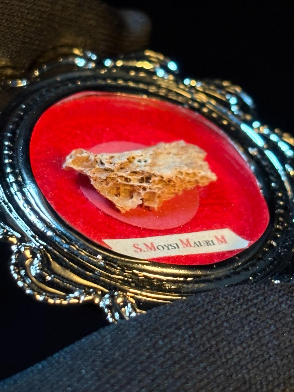 Rare 1st Class Relic of St. Moses the Ethiopian – 5cm Theca with 2009 COA
