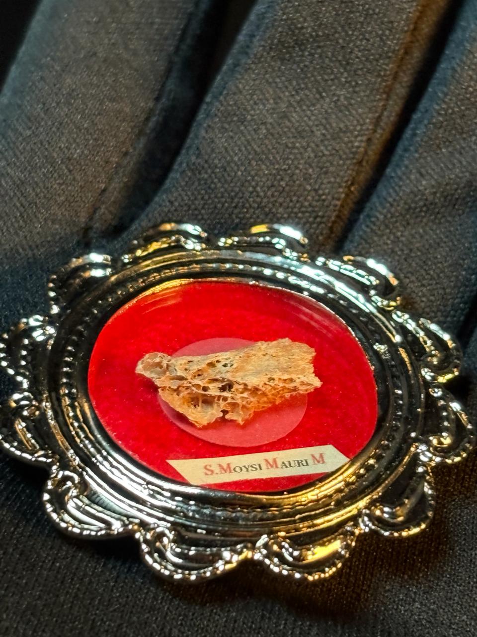 Rare 1st Class Relic of St. Moses the Ethiopian – 5cm Theca with 2009 COA