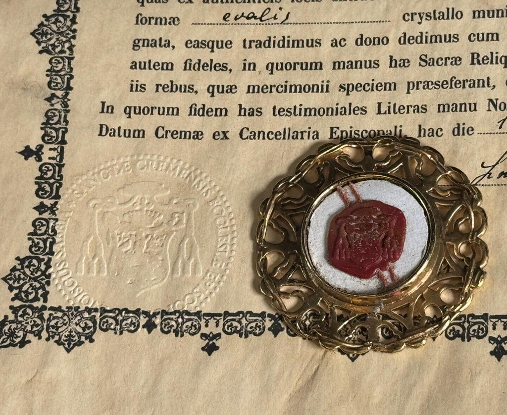 Authentic 1st Class Relic of Saint Edward the Confessor (S. Eduardi R.)