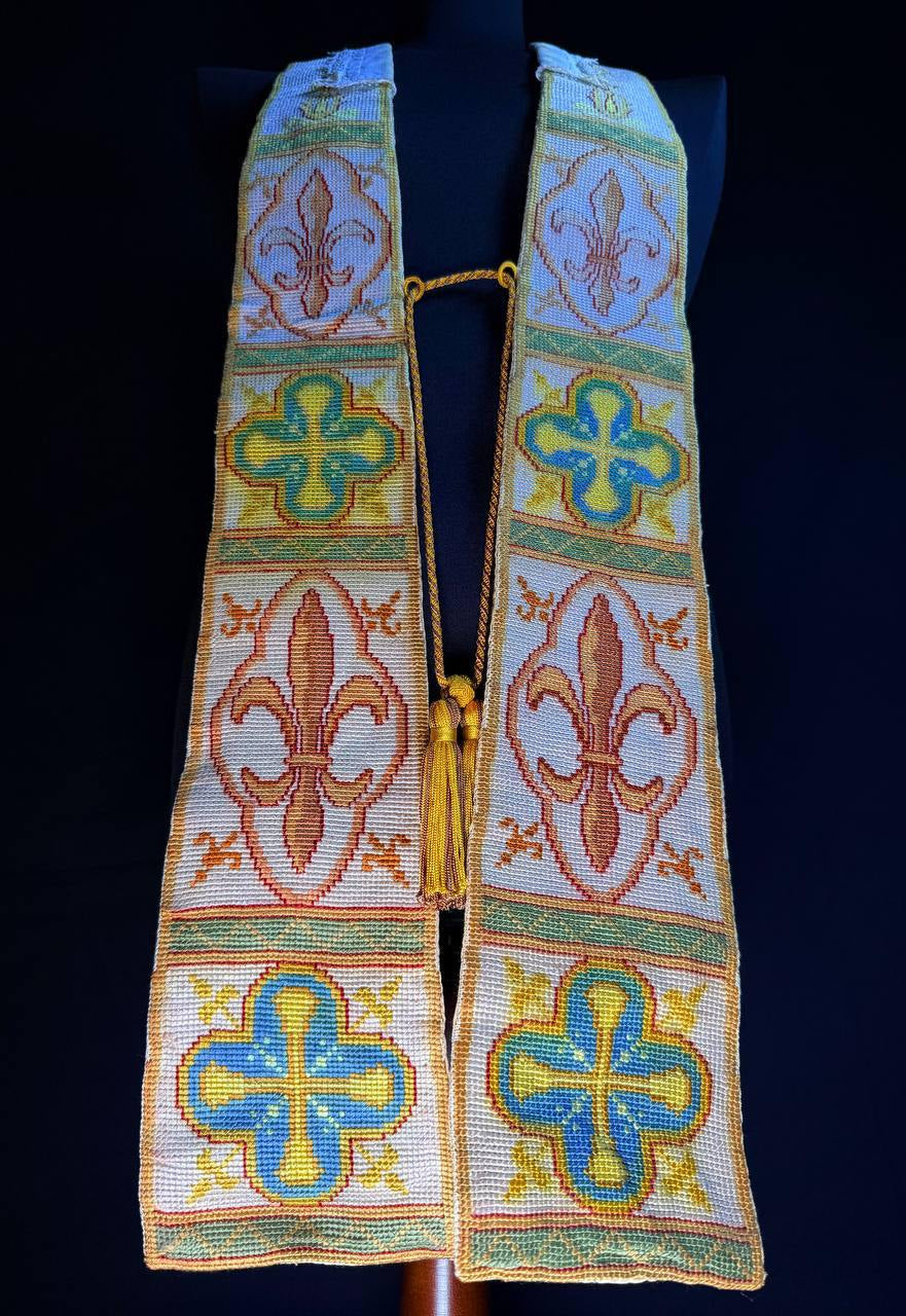 Embroidered liturgical stole