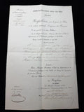 Imperial Decree Napoleon III – Tuileries Palace – 1855 – French Second Empire