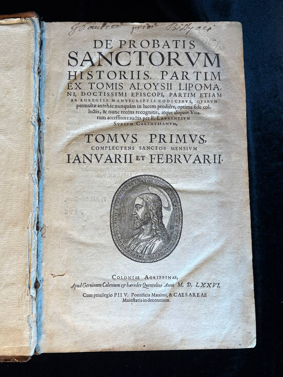 LIPOMANUS, Aloysius (1500–1559), and LAURENTIUS SURIUS (1522–1578)