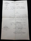 Official French Government Decree President Jules Grévy – Paris – 1880