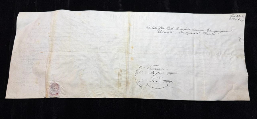 Papal Document Pope Leo XIII – 1879 – Vatican Office – Wax Seal