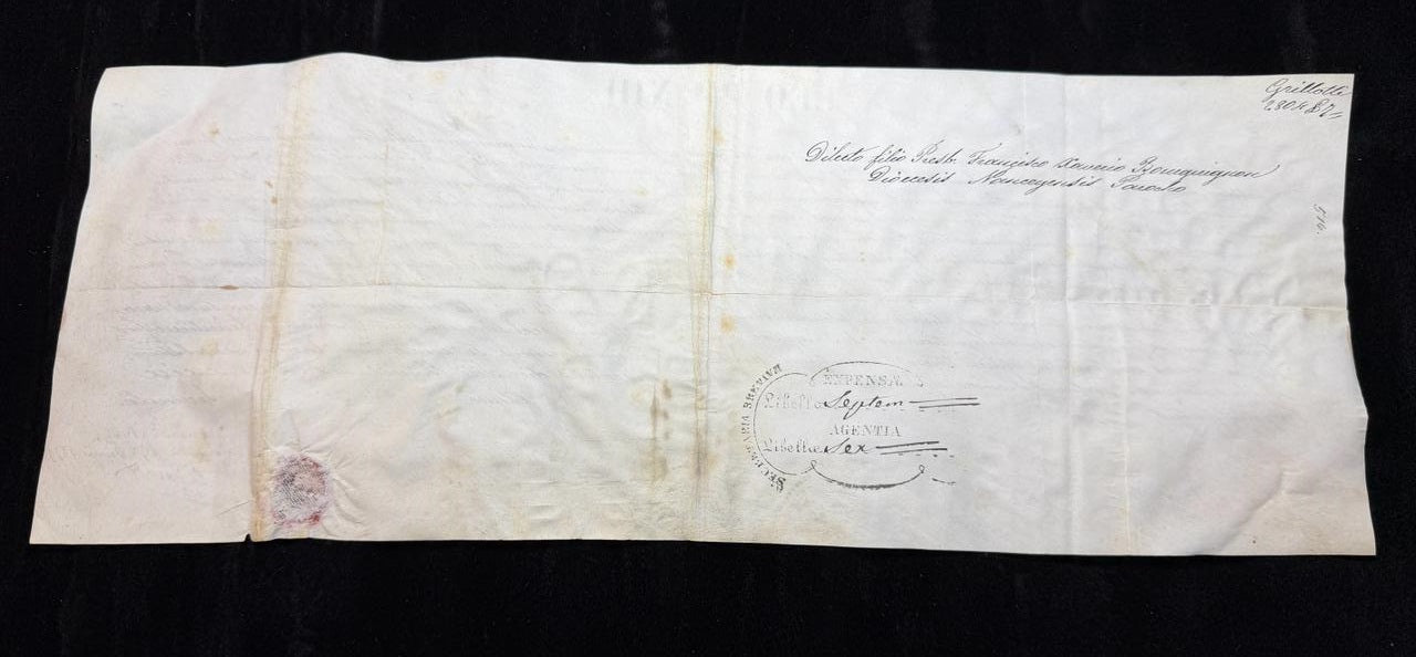 Papal Document Pope Leo XIII – 1879 – Vatican Office – Wax Seal