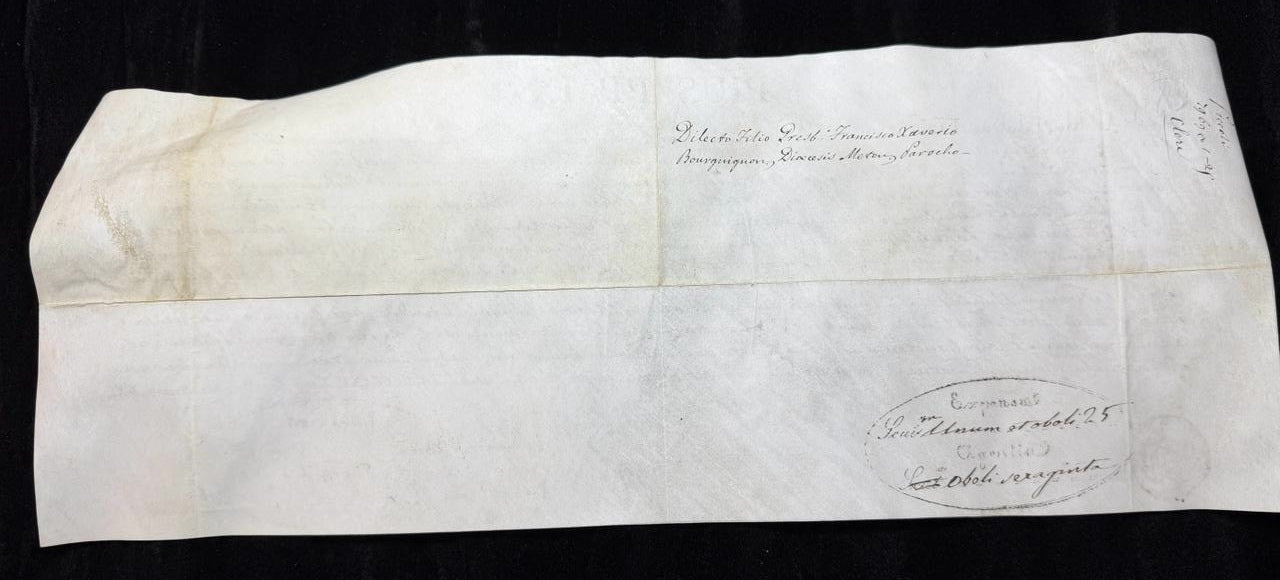 Papal Document Pope Pius IX – 1864 – Latin Ecclesiastical Manuscript