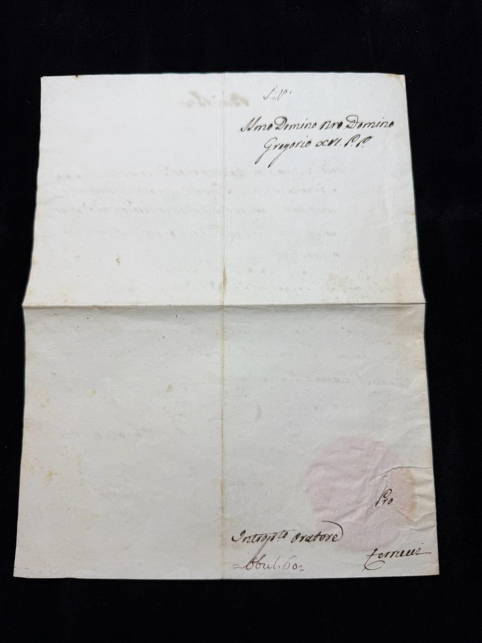 Papal Latin Ecclesiastical Document – Diocese of Sens – 1837