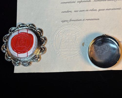 1st Class Relic of Saint Sampson the Hospitable, Bone Relic with COA