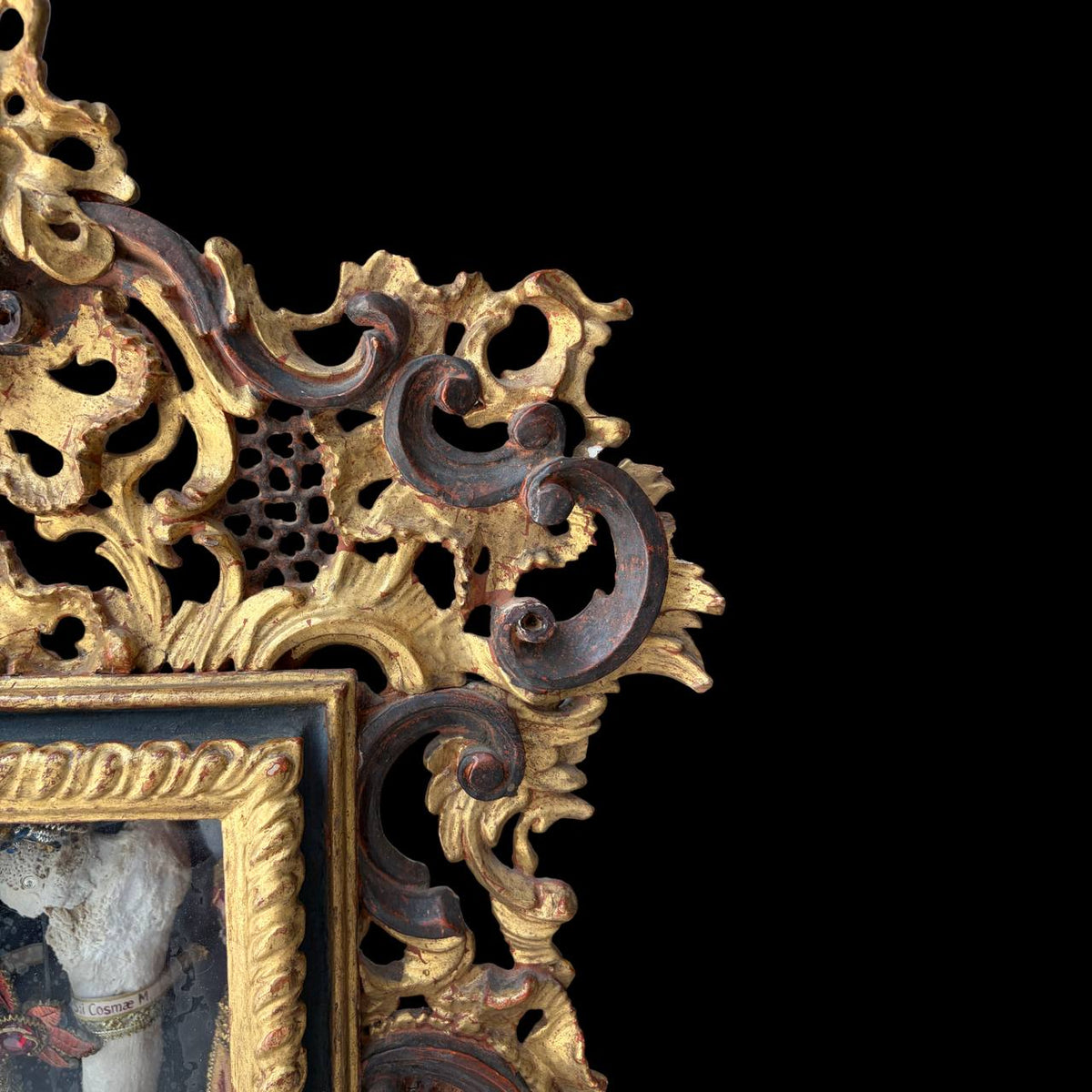 Monumental Baroque Altar-Reliquary with Major Relics of Saints Cosmas and Damian