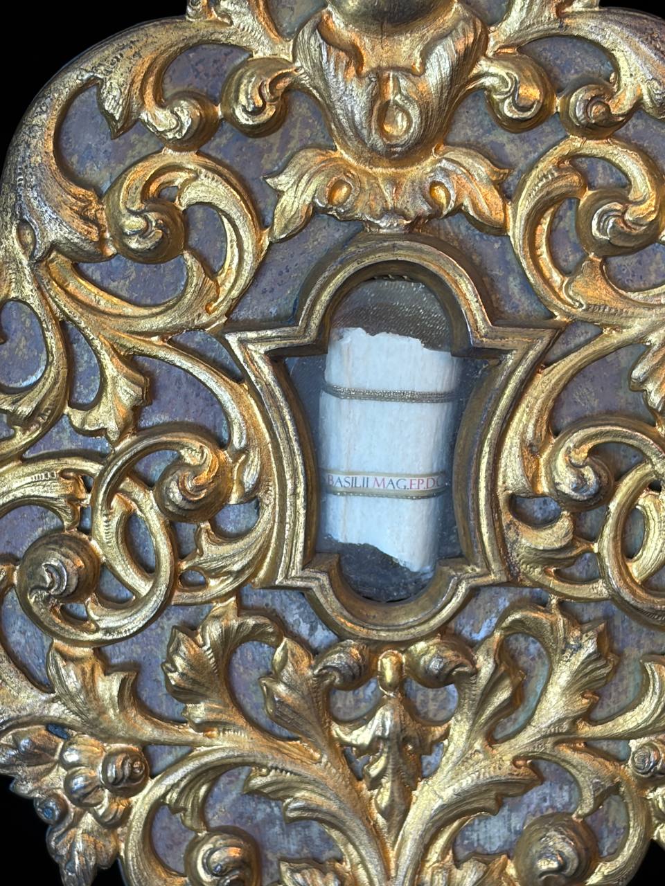 St. Basil the Great Relic | Gilt Bronze Reliquary