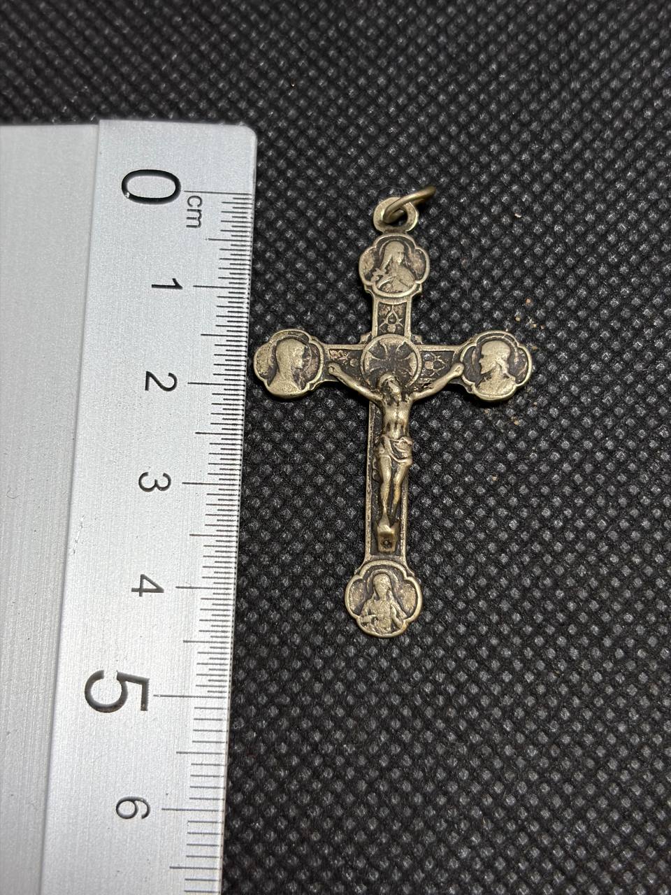 Catholic Crucifix Pendant – Ornate Four-Way Devotional Cross