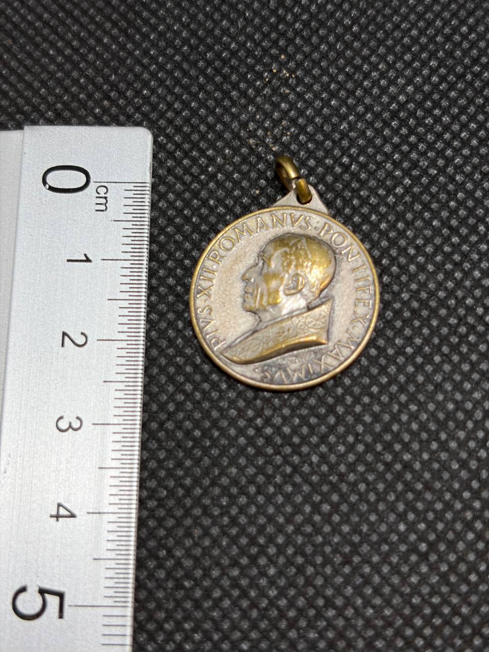 Vintage Pope Pius X Jubilee Medal – Catholic Holy Door Religious Medal Pendant