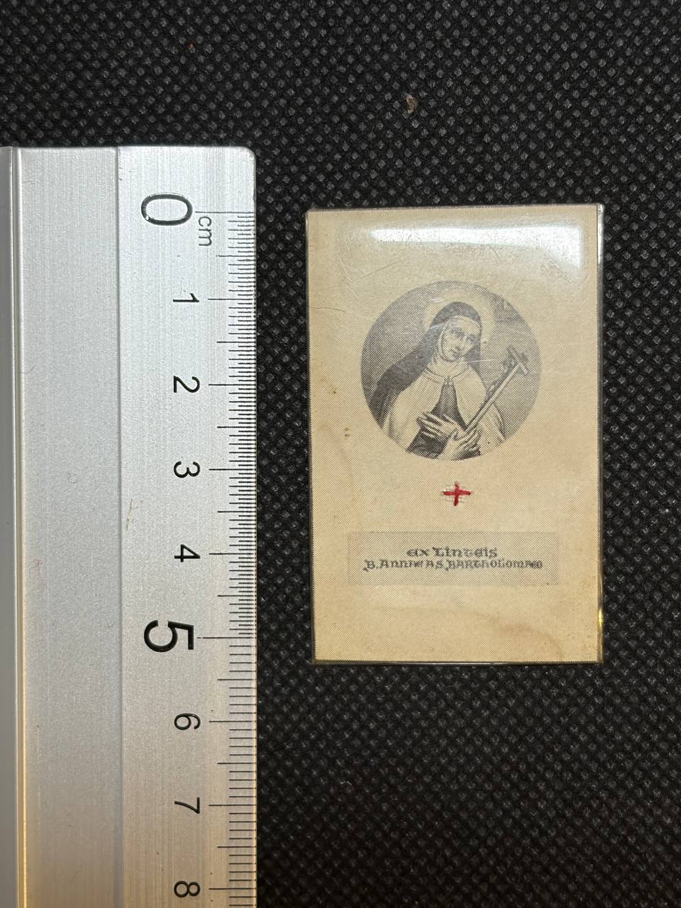 Blessed Anne of Saint Bartholomew Relic Card – Ex Linteis Carmelite Relic