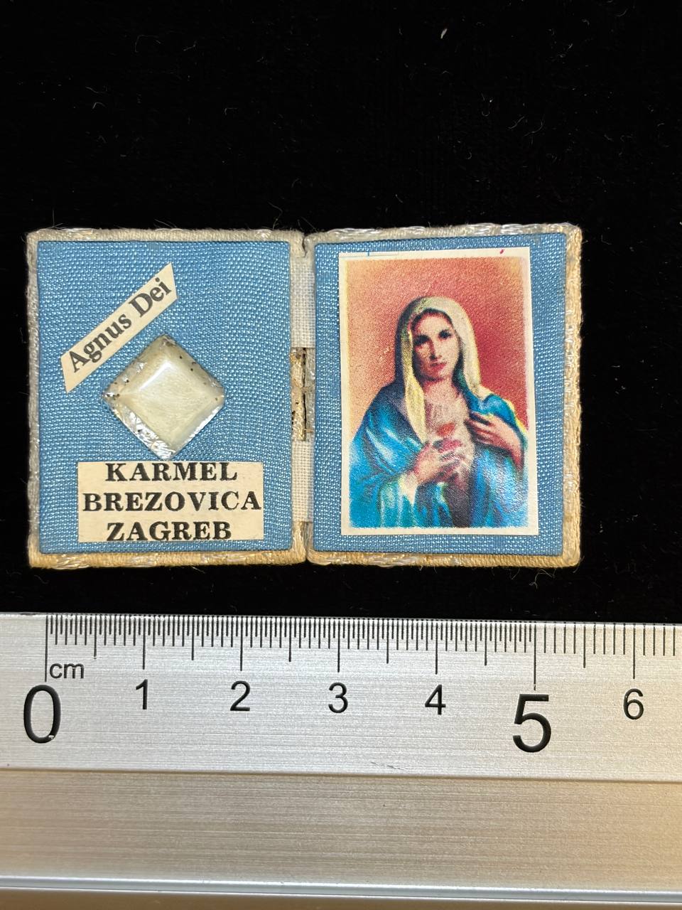Antique Relic Card – Saint Madeleine Sophie Barat – Textile Relic & Prayer Booklet