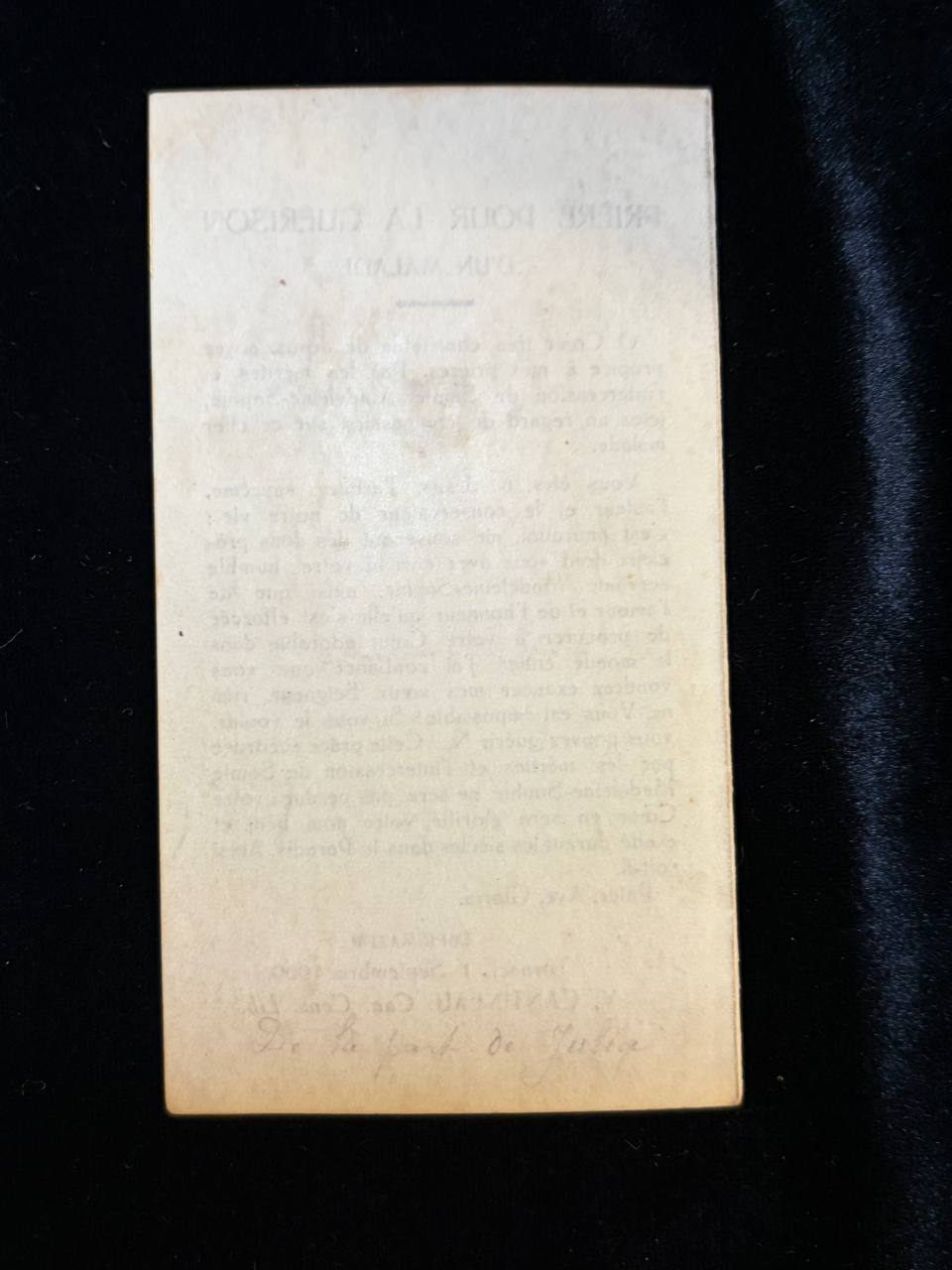 Rare 1909 Relic of Blessed Madeleine-Sophie Barat | Touch Relic & Antique Devotional Card