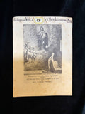 Antique Relic Card – Veil Relic of Venerable Mother Leonora of St. Bernard, Discalced Carmelite