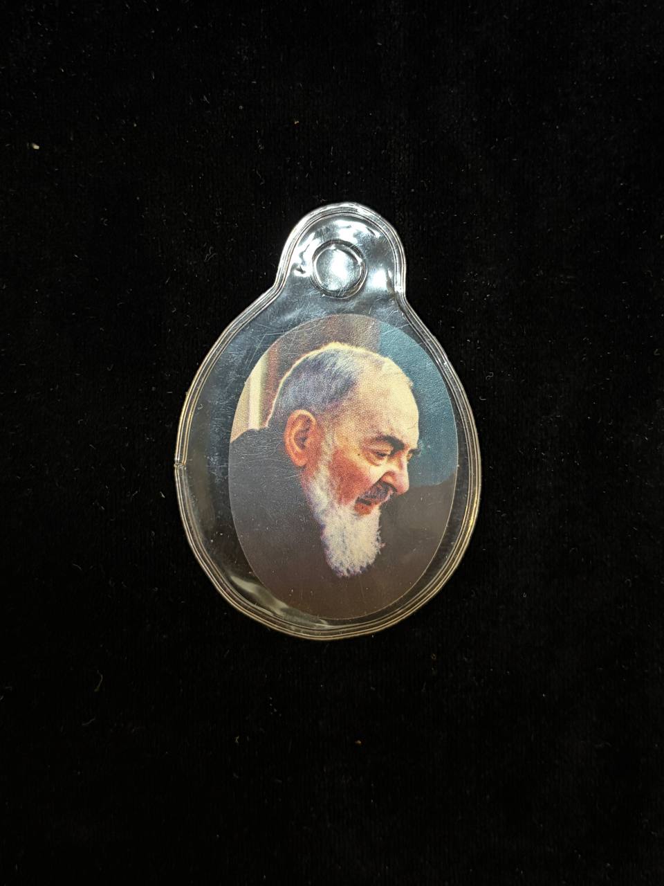 Vintage Relic Medal of Padre Pio – Capuchin Convent, San Giovanni Rotondo, Italy
