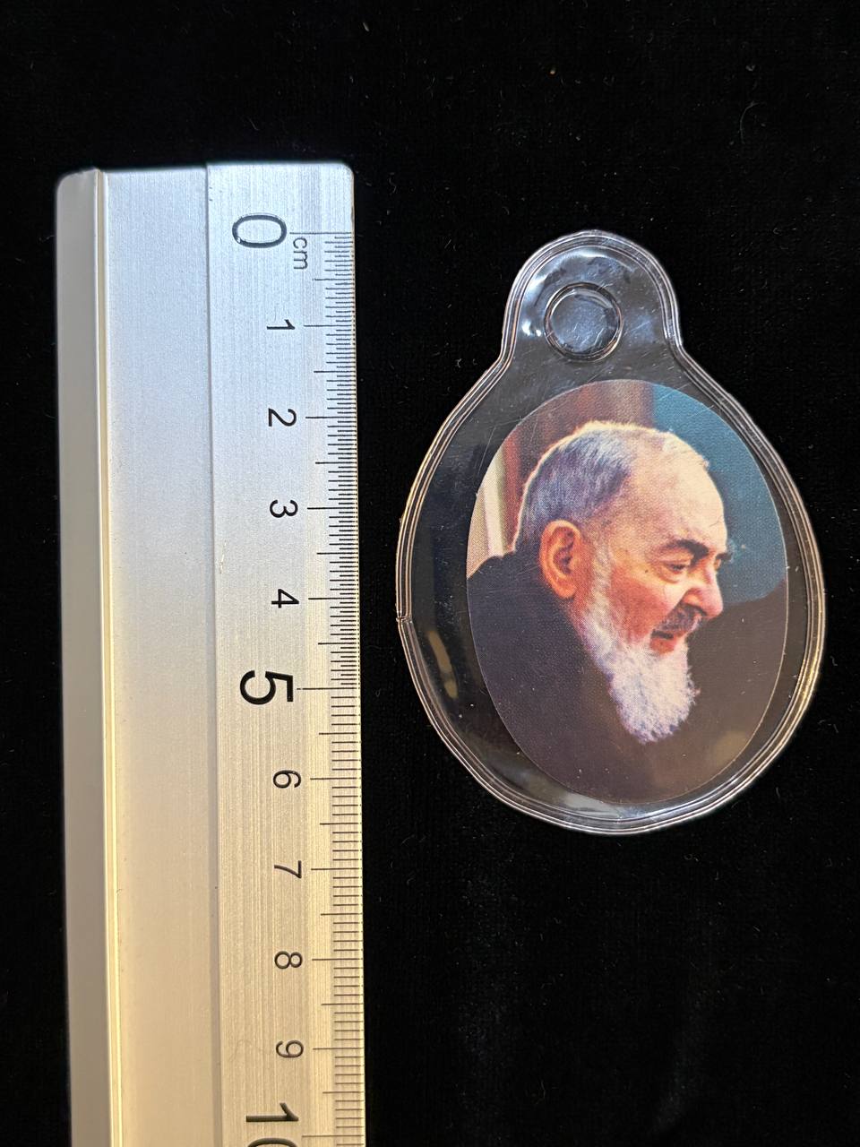 Vintage Relic Medal of Padre Pio – Capuchin Convent, San Giovanni Rotondo, Italy