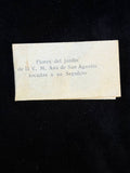 Venerable Ana de San Agustín – Flowers Touched to Her Tomb | Rare Carmelite Devotional Relic