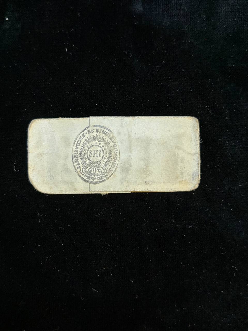 Saint Peter Julian Eymard Relic – Ex Linteis, Original Cloth Relic | Vintage Eucharistic Devotional