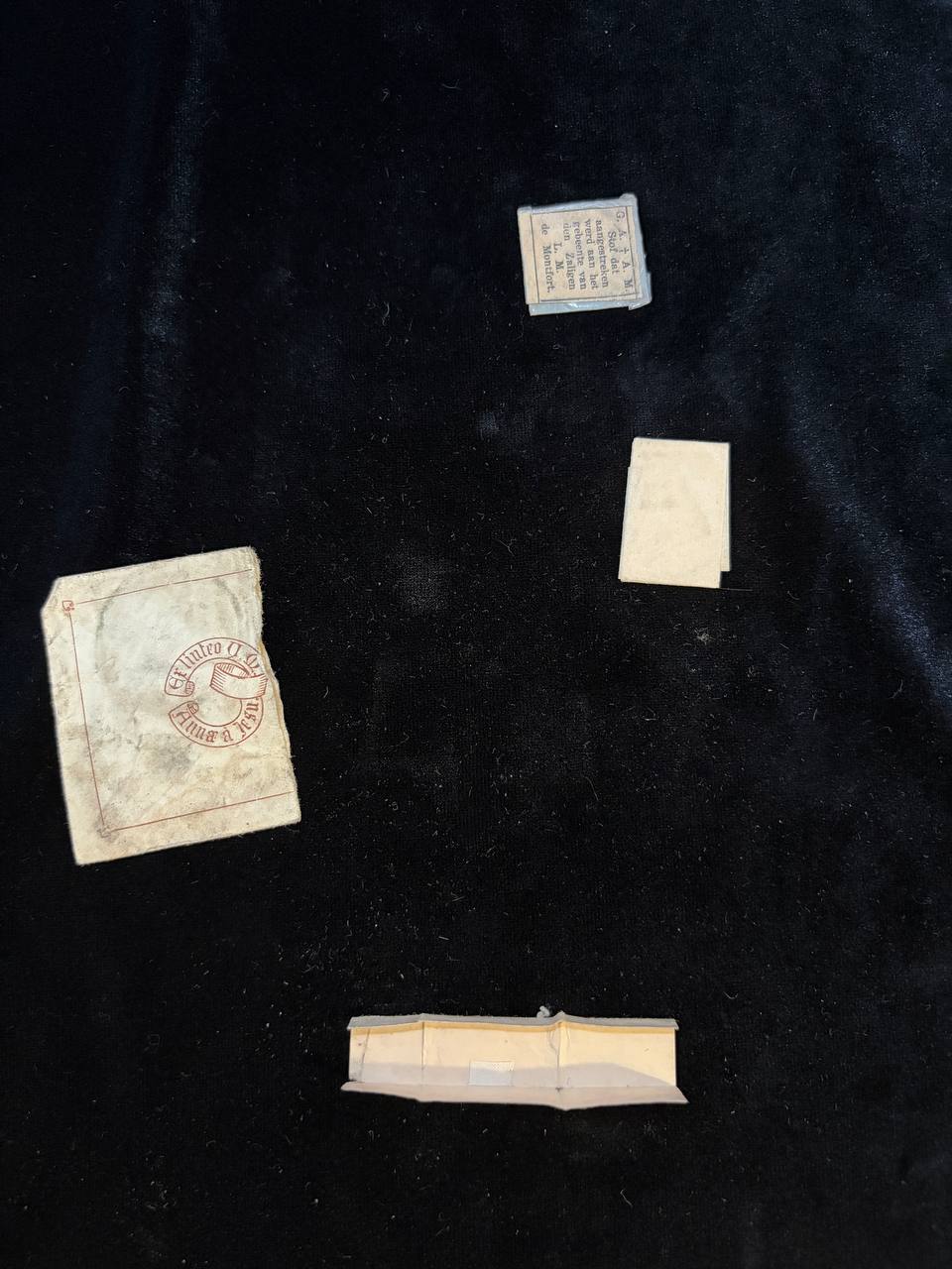 Blessed Louis-Marie de Montfort Relic – Cloth Touched to His Bones | Antique Sealed Relic Packet