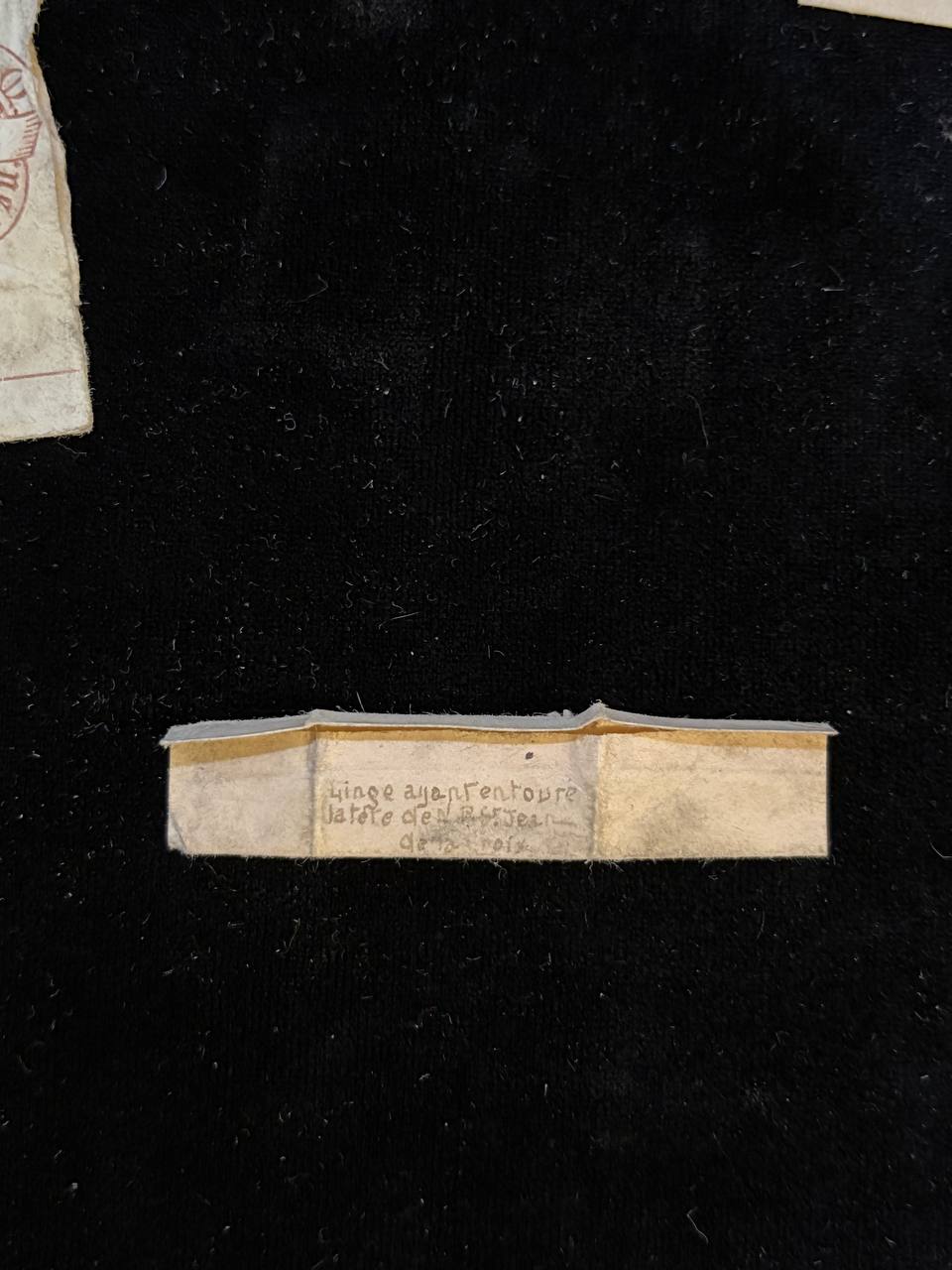 Blessed Louis-Marie de Montfort Relic – Cloth Touched to His Bones | Antique Sealed Relic Packet