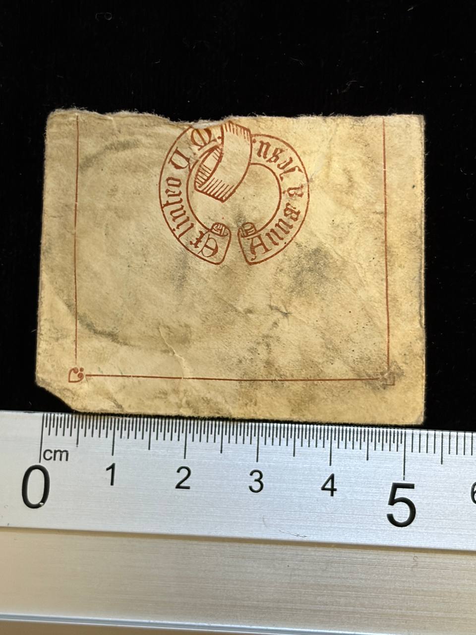 Blessed Louis-Marie de Montfort Relic – Cloth Touched to His Bones | Antique Sealed Relic Packet
