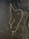 Vintage Silver Chain for Cross Pendant – Delicate 22 cm Religious Necklace Chain