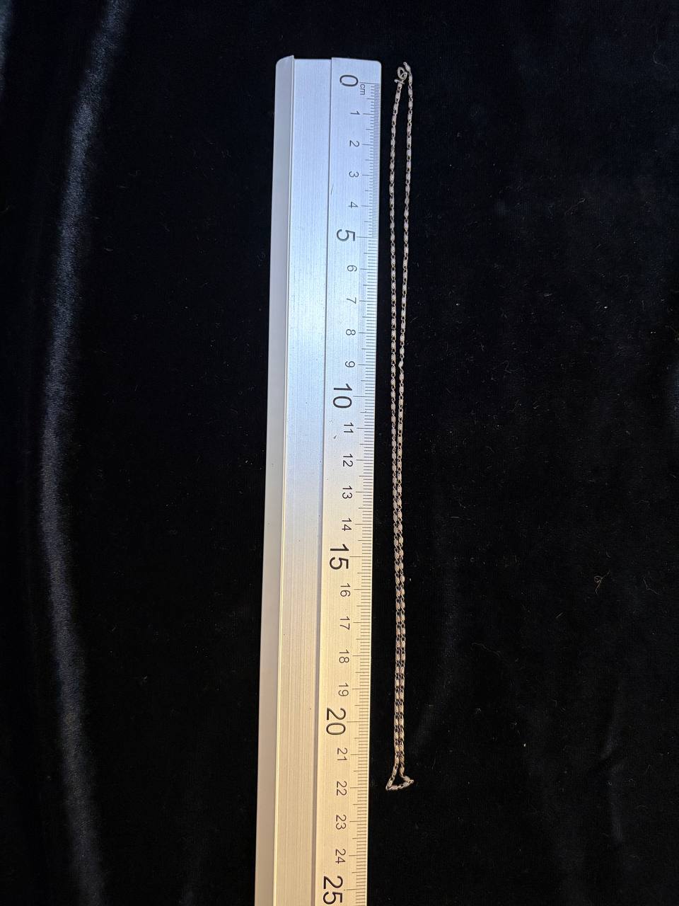 Vintage Silver Chain for Cross Pendant – Delicate 22 cm Religious Necklace Chain
