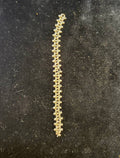 Catholic Decorative Chain – Intricate Gold-Tone Chain with Granulated Beads | 10 cm