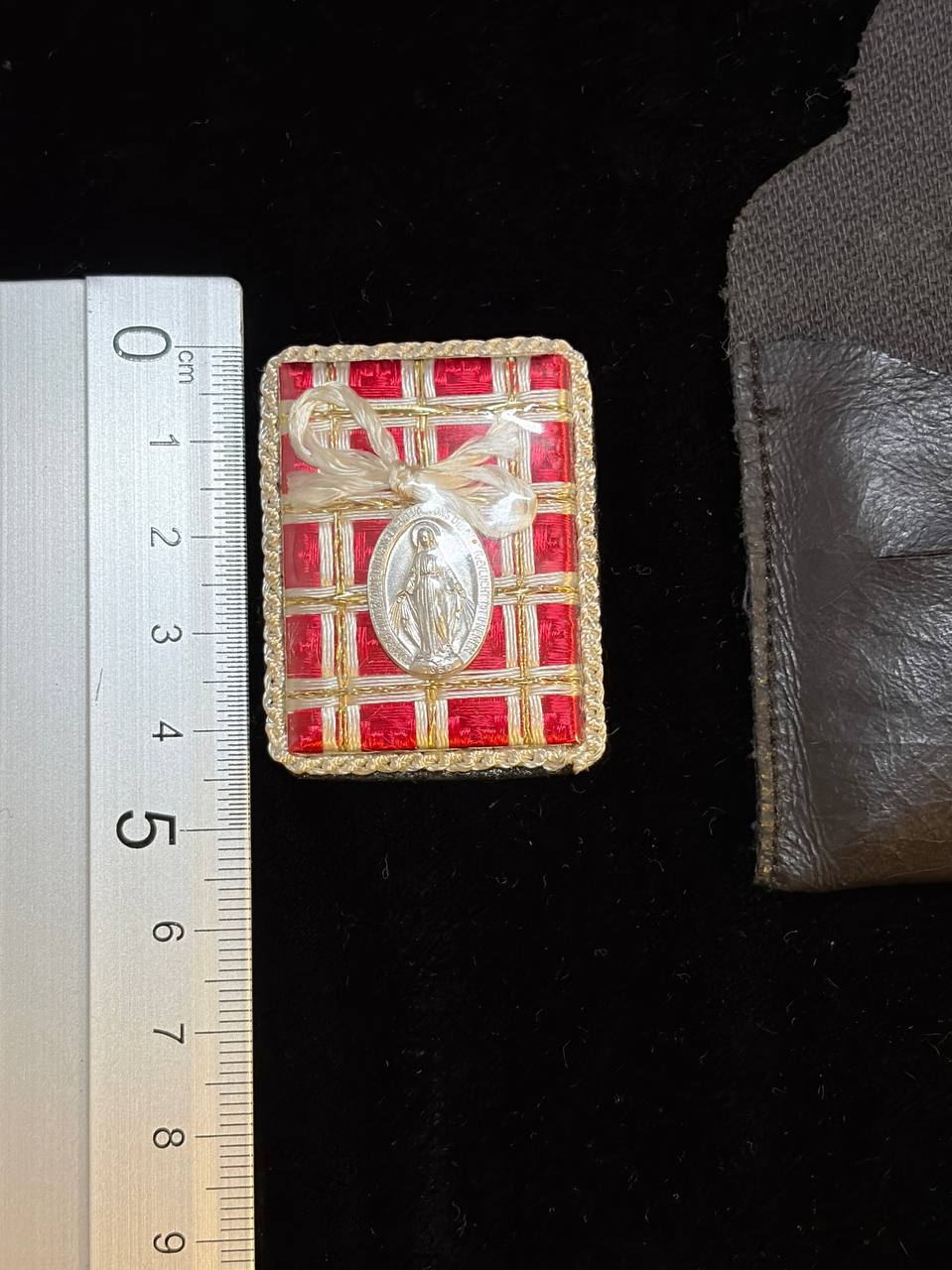 Antique Agnus Dei Reliquary | Saint Clare & Saint Colette | Original Devotional Case