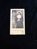 Antique 1939 Catholic Holy Card | Blessed Maria Domenica Mazzarello | Original Devotional Prayer Card