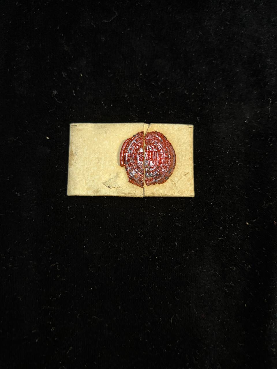 Antique Relic of Saint Julie Billiart | Original Wax-Sealed Relic Label | Notre Dame Foundress