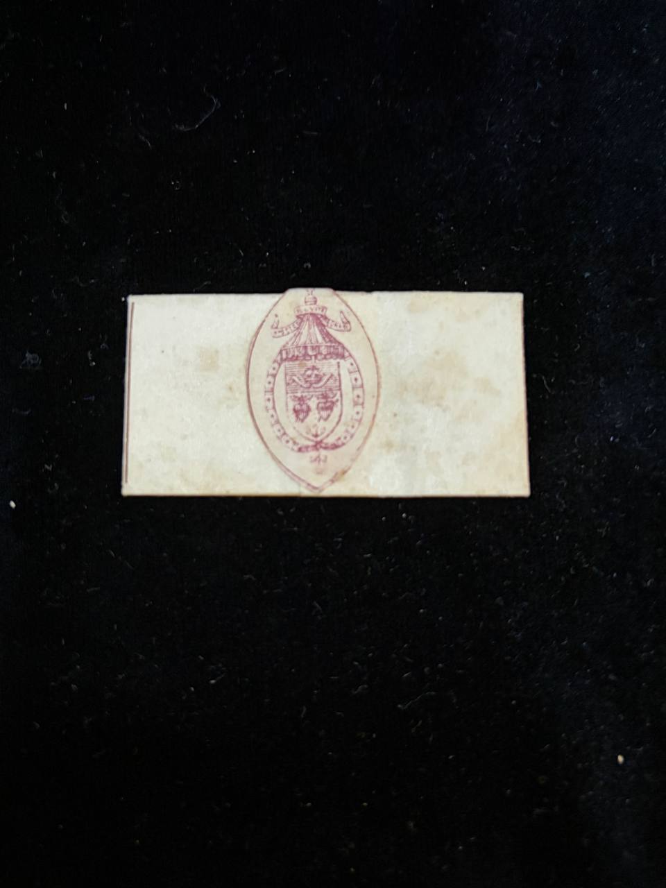Antique Relic of Blessed Marie of Jesus Deluil-Martiny | Original Clothing Relic | Wax-Sealed