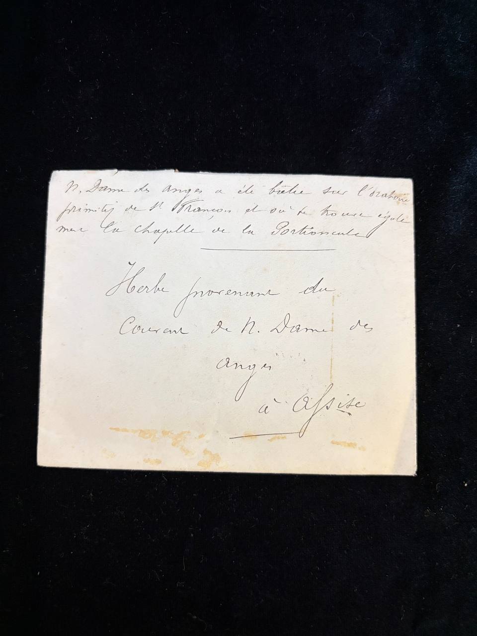 Antique Assisi Devotional Herb, Notre-Dame des Anges Convent, Saint Francis & Porziuncola
