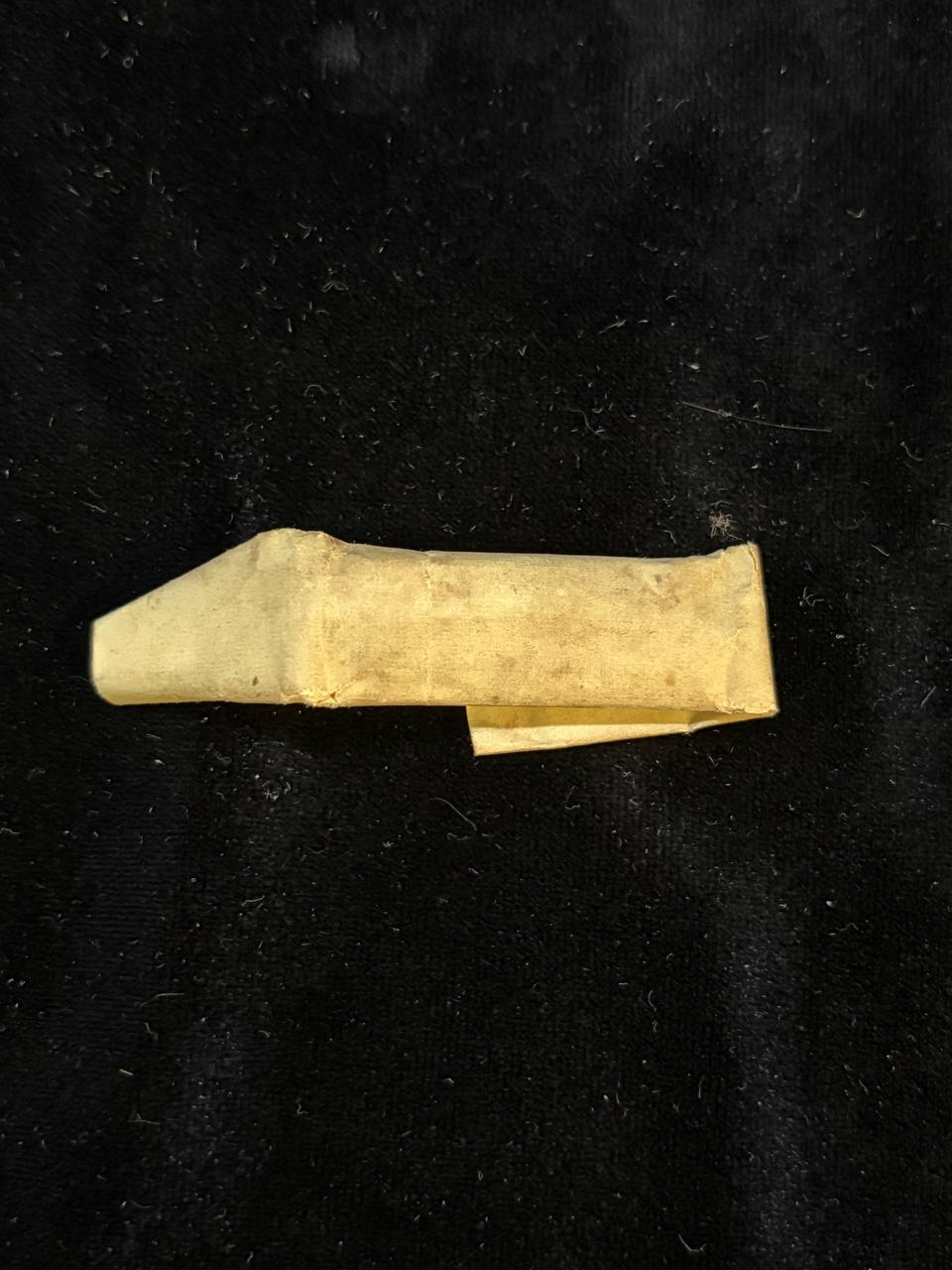 Antique Unidentified Textile Fragments | Original Paper Relic Packet | Catholic Devotional Object