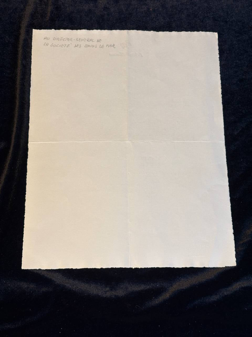 Prince Rainier III Monaco Signed Letter 1960  Palais de Monaco Royal Autograph
