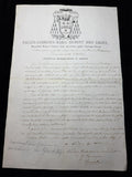 Rare 1847 Catholic Episcopal Appointment Document Bishop Dupont des Loges – Diocese of Metz – Embossed Seal