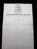 Rare 1852 Catholic Episcopal Appointment Document Bishop Dupont des Loges