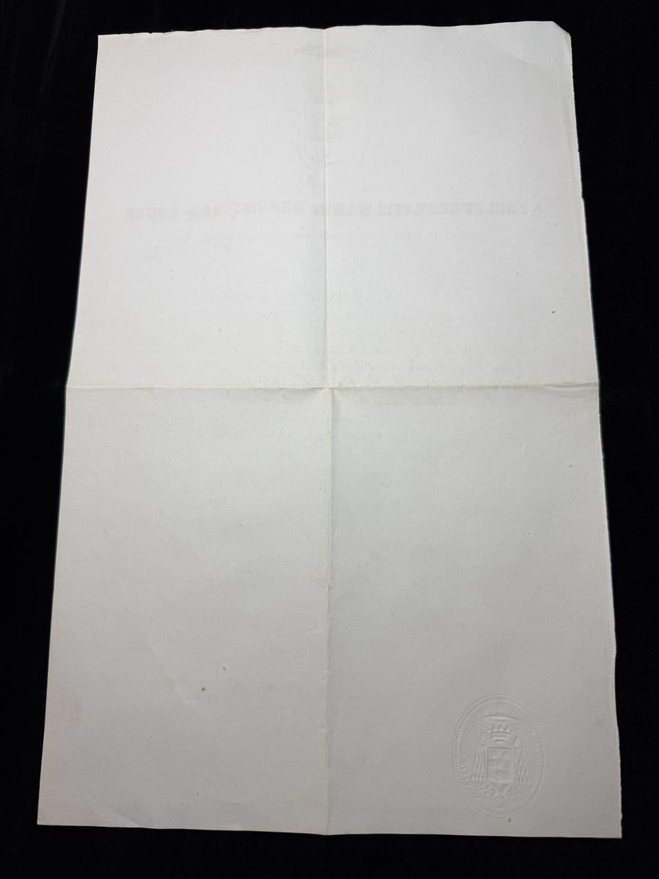 Rare 1852 Catholic Episcopal Appointment Document Bishop Dupont des Loges