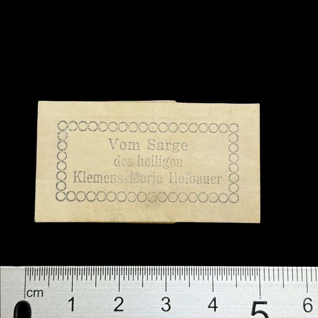 Authentic Catholic Relic of St. Klemens Maria Hofbauer (1751–1820)