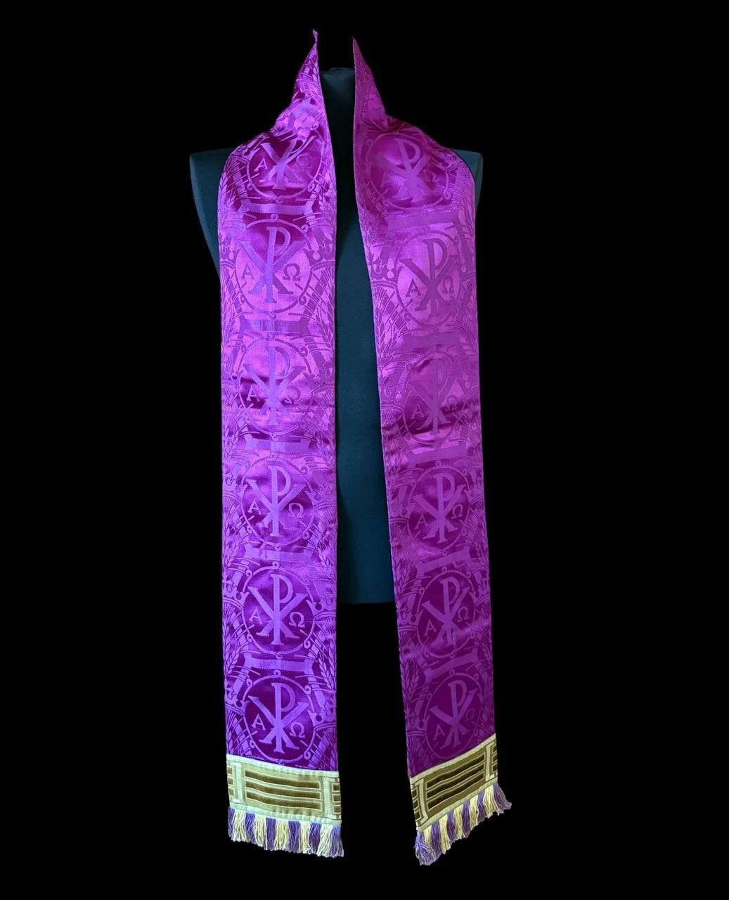 New embroidered liturgical stole.