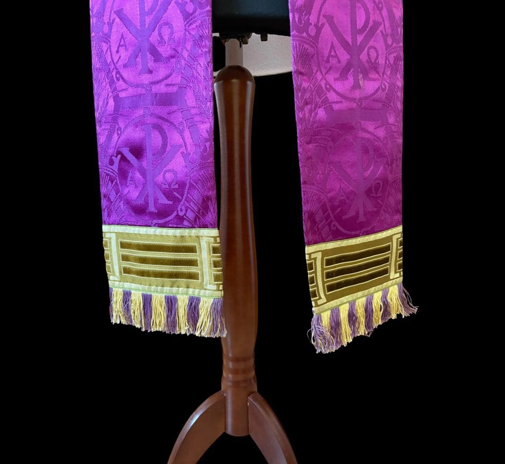 New embroidered liturgical stole.