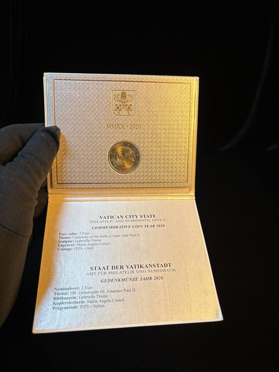 Vatican City 2 Euro Commemorative Coin – 2020 Centenary of the Birth of Saint John Paul II