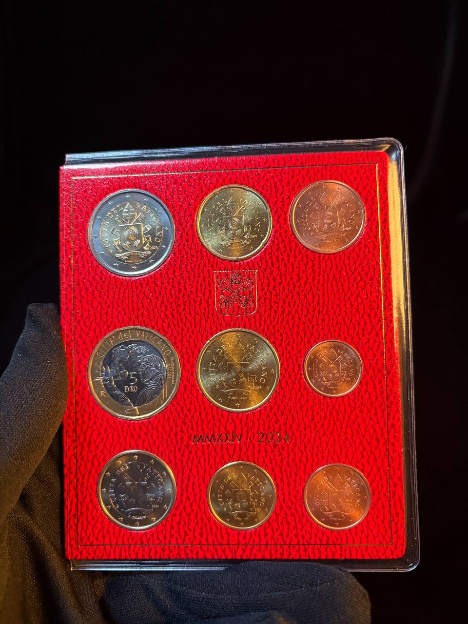 atican City Euro Coin Set 2024 – Special Issue650th Anniversary of the Death of Francesco Petrarca