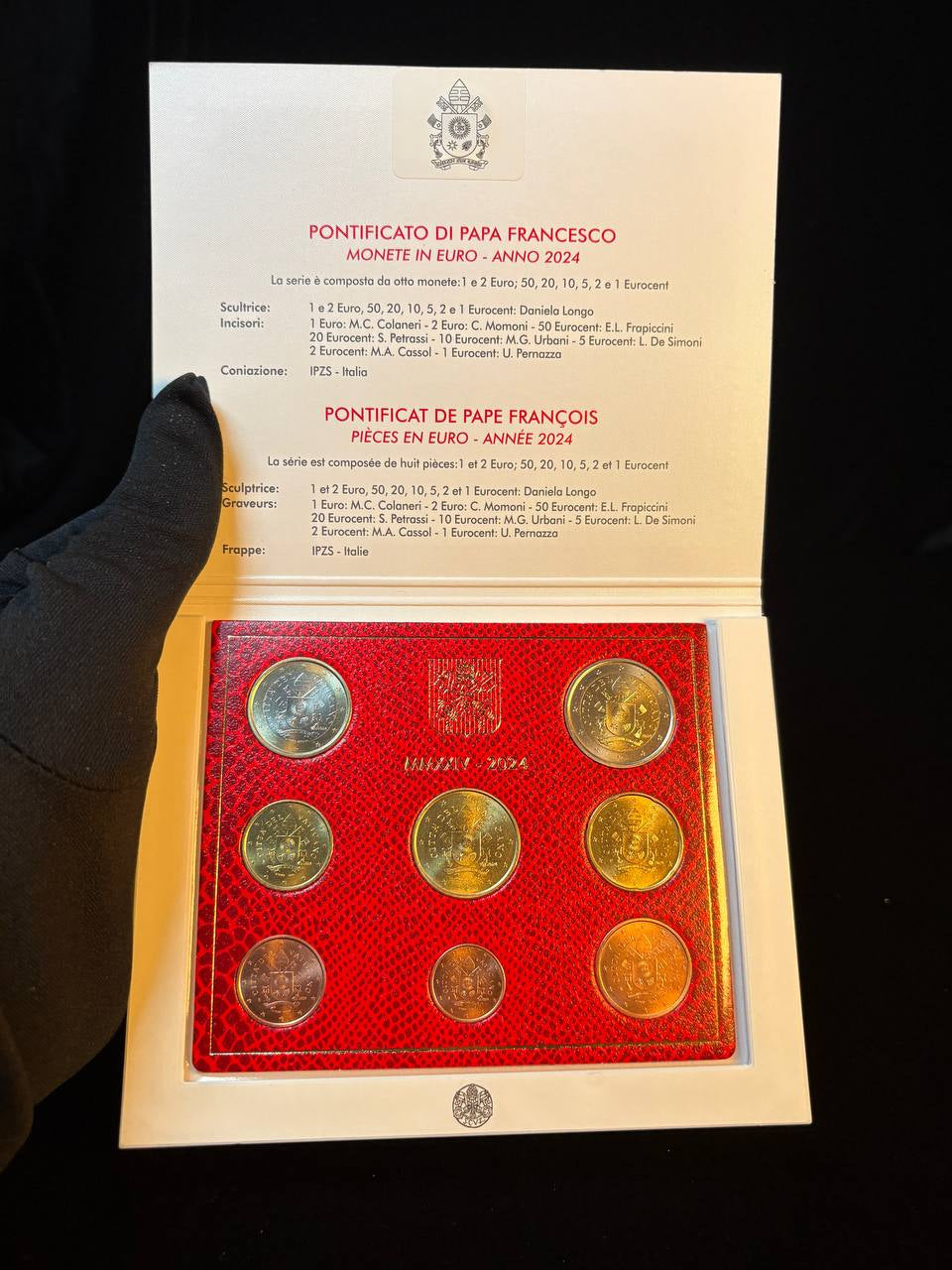 VATICAN CITY STATE Official Euro Coin Set – 2024 Pontificate of Pope Francis